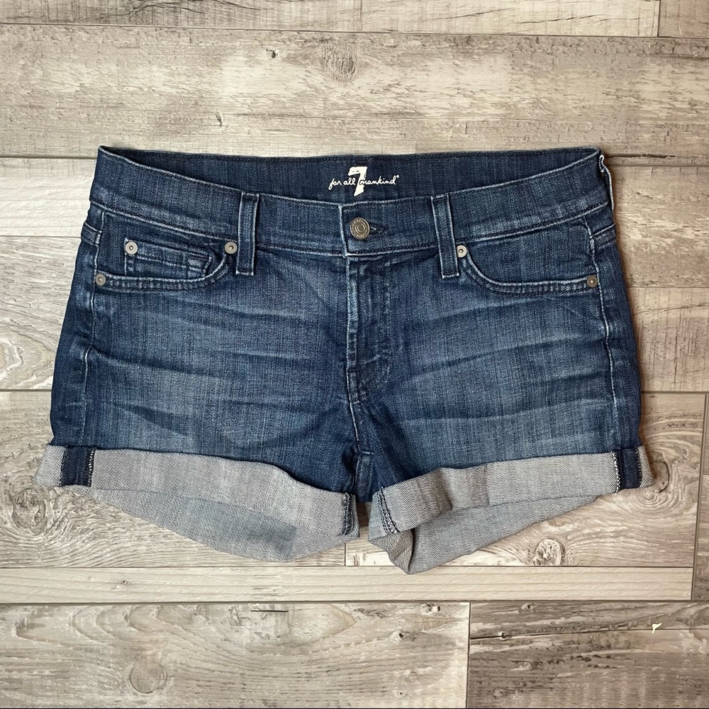 7 For All Mankind Jean Shorts